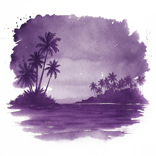 Bora Bora watercolor