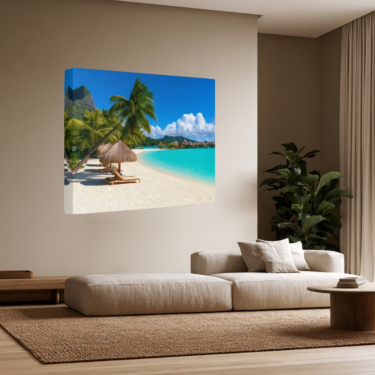 Bora Bora Overwater Bungalows Beach — Bora Bora, French Polynesia, view 2