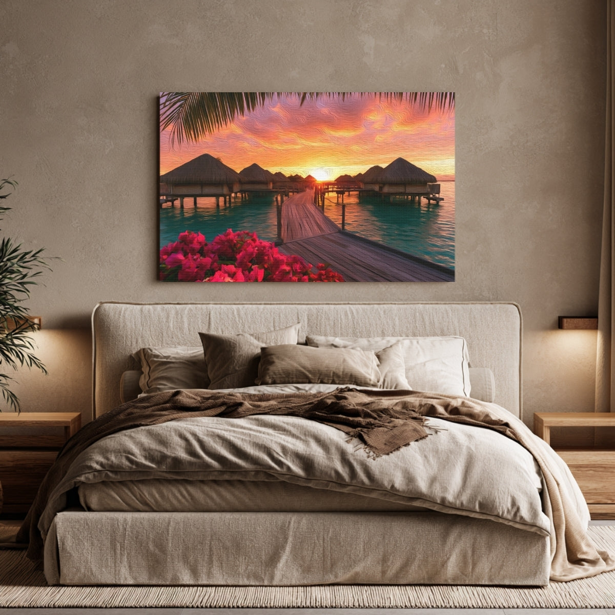 Bora Bora Overwater Bungalows Sunset — Bora Bora, French Polynesia, view 4