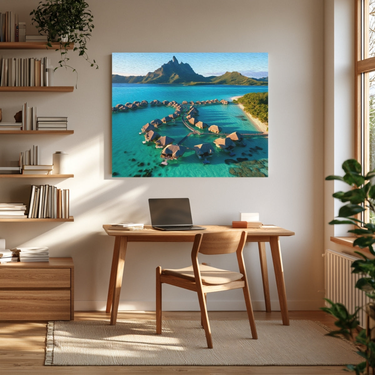 Bora Bora Overwater Bungalows Lagoon — Bora Bora, French Polynesia, view 3