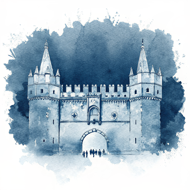 Bordeaux watercolor