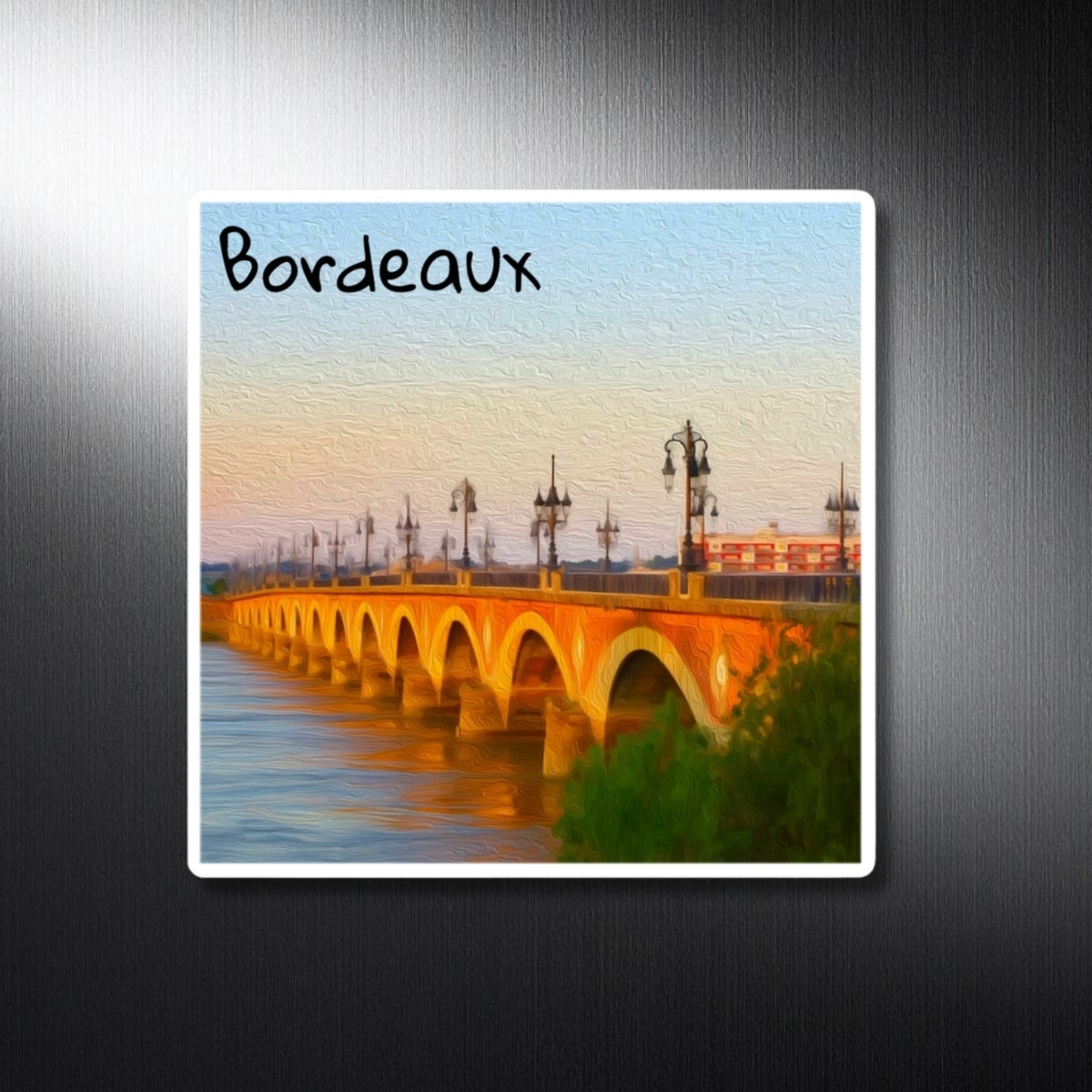 Pont de Pierre at Dusk — Bordeaux, France, study 1
