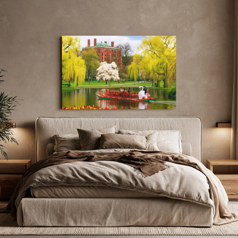 Boston Public Garden Swan Boats — Boston, Massachusetts, view 6