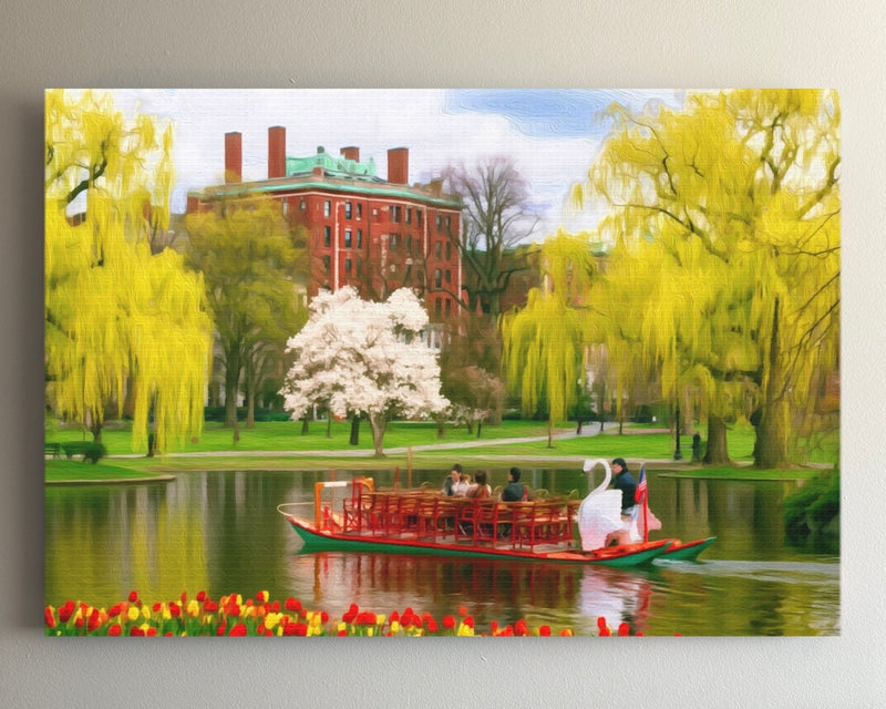 Boston Public Garden Swan Boats — Boston, Massachusetts
