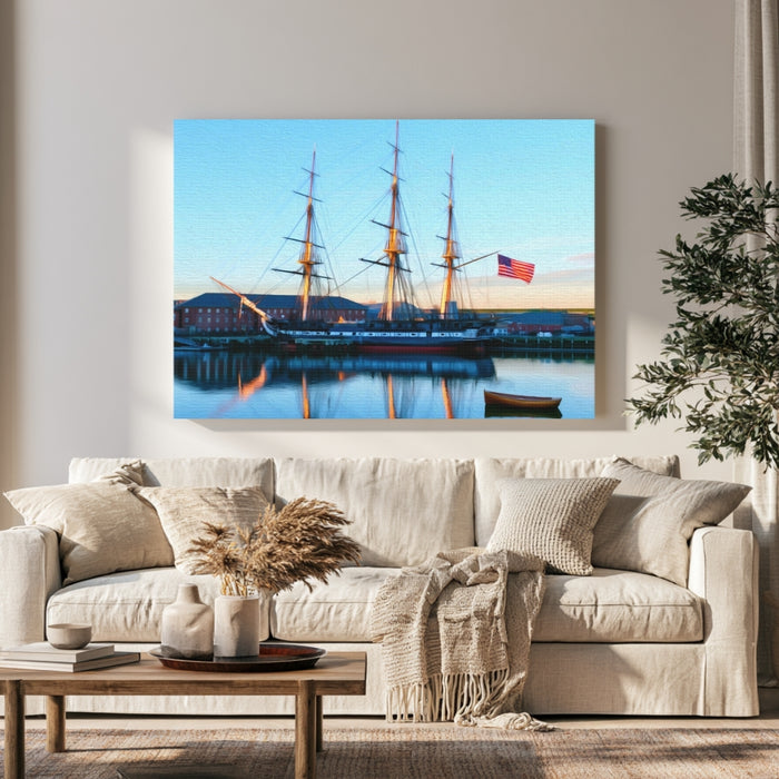 USS Constitution Boston Harbor