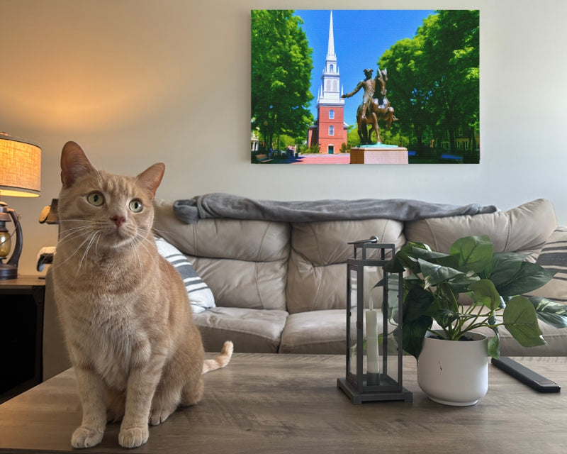 Paul Revere Mall Old North Church — Boston, Massachusetts, view 2