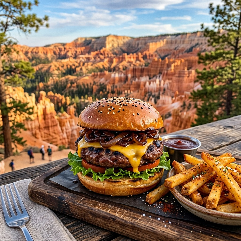 Local cuisine study in Bryce Canyon, Utah