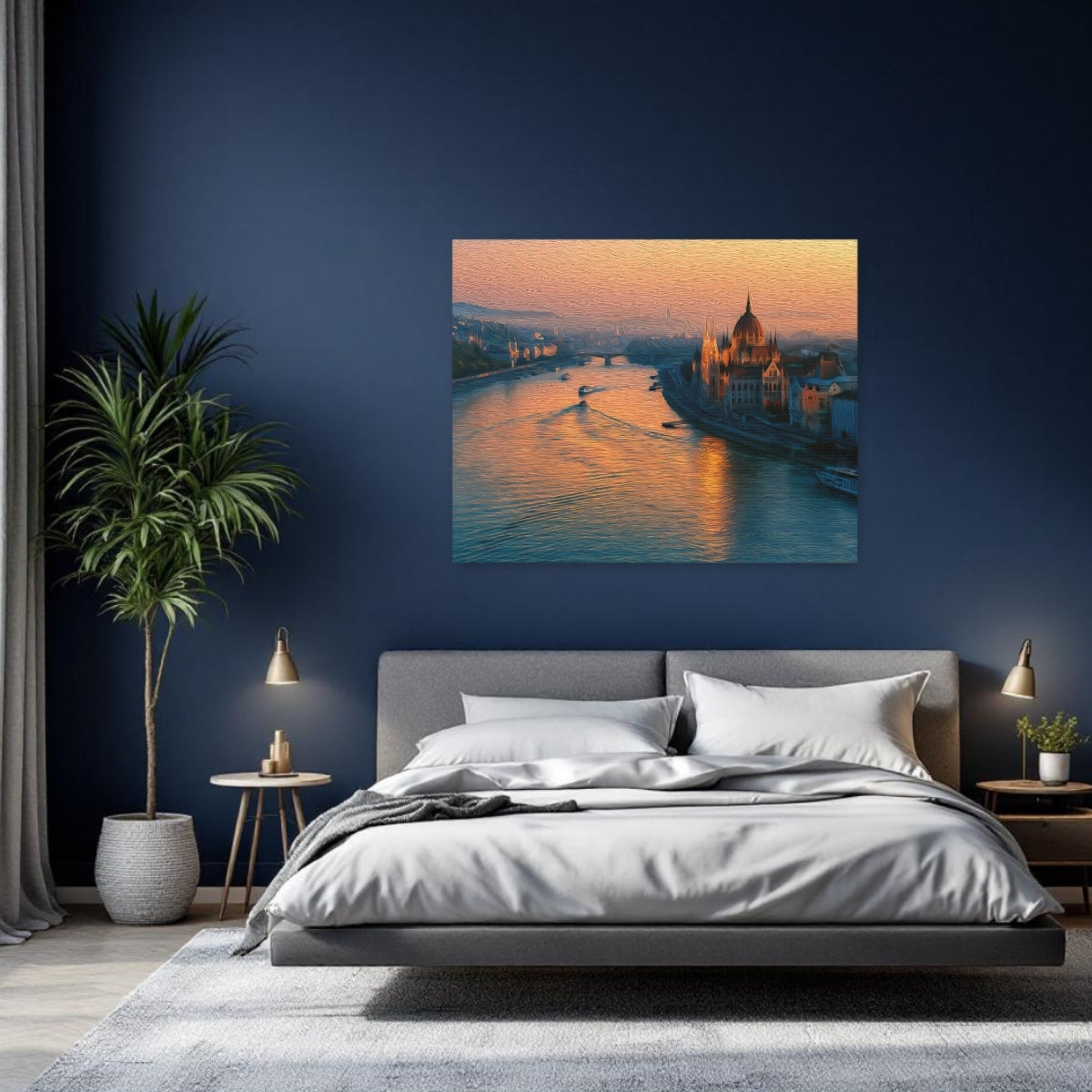 Budapest, Hungary | Hungarian Parliament Building Budapest | Original Series Gallery Canvas detail