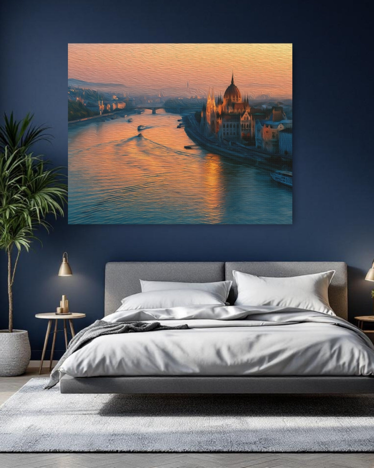 Budapest, Hungary | Hungarian Parliament Building Budapest | Original Series Gallery Canvas detail