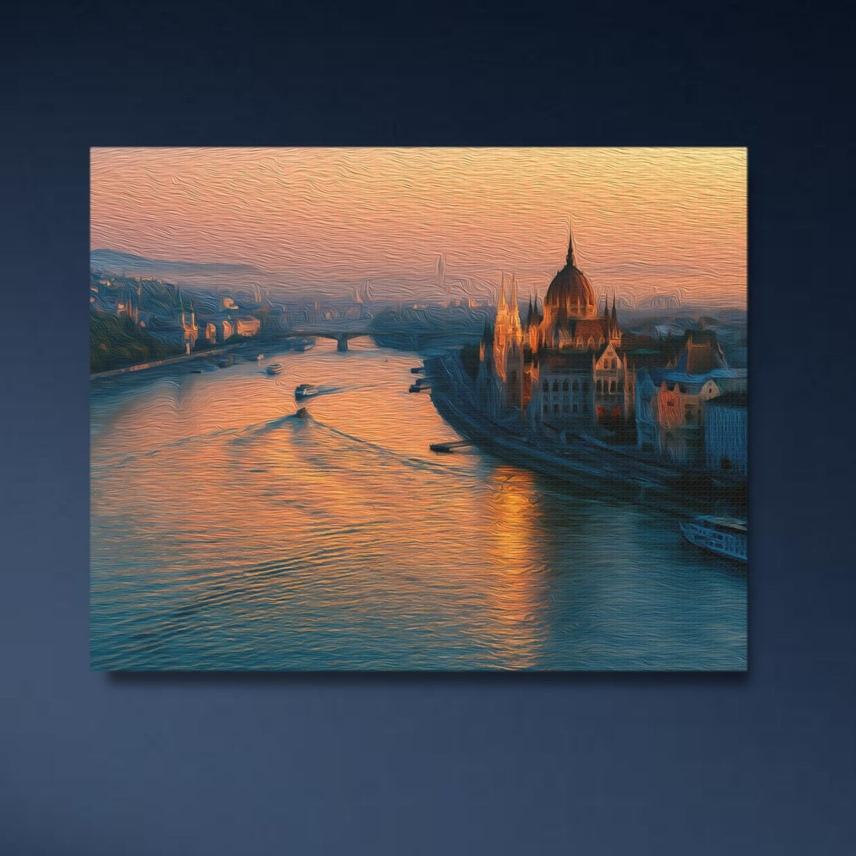 Budapest, Hungary | Hungarian Parliament Building Budapest | Original Series Gallery Canvas close-up detail