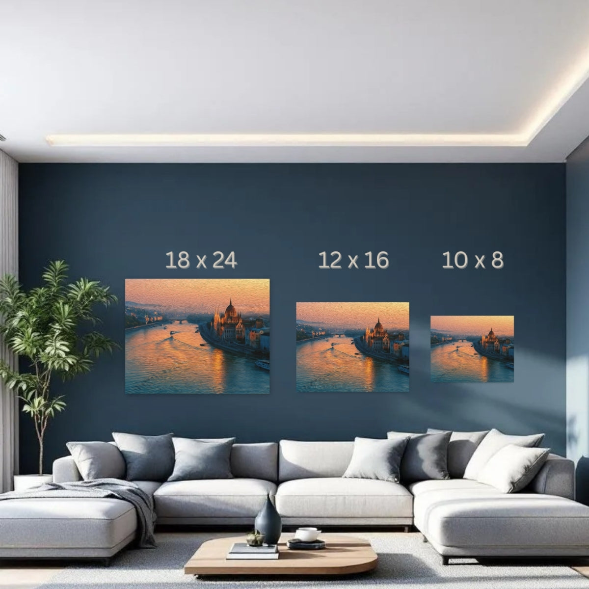 Budapest, Hungary | Hungarian Parliament Building Budapest | Original Series Gallery Canvas detail
