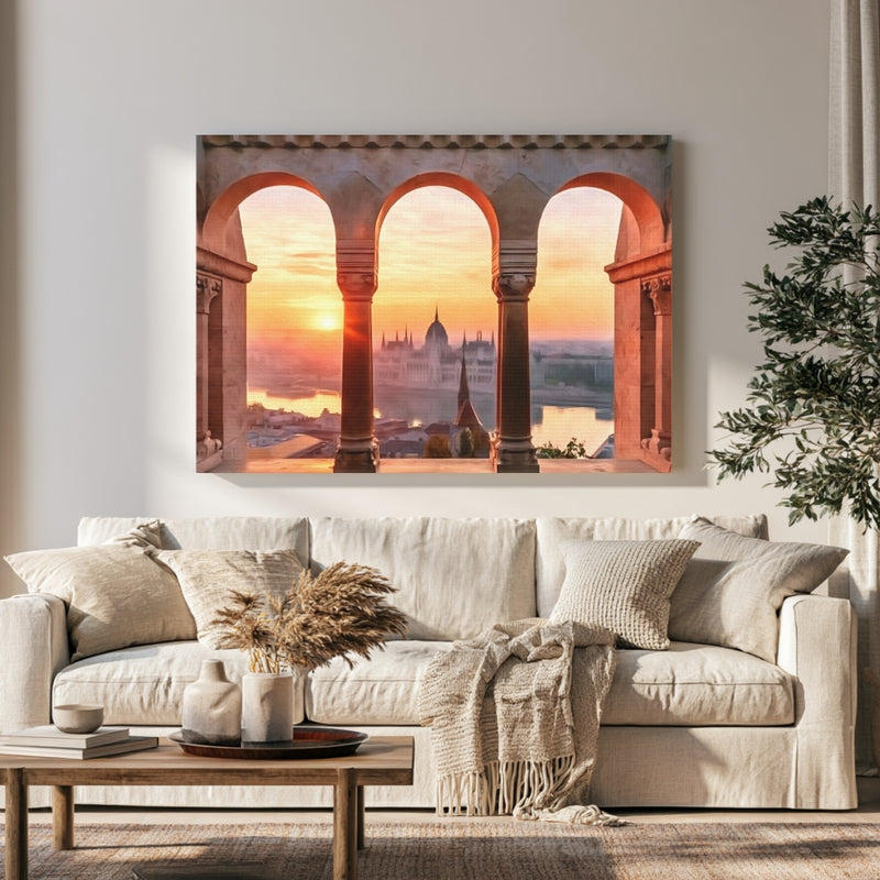 Fishermans Bastion Budapest Arches in a room — Budapest, Hungary