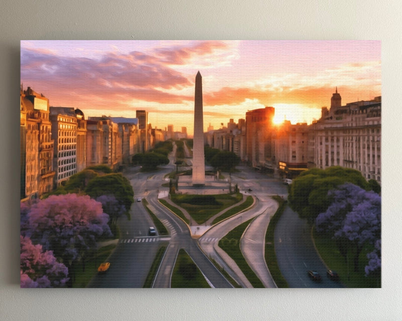 Buenos Aires Obelisk Sunset — Buenos Aires, Argentina