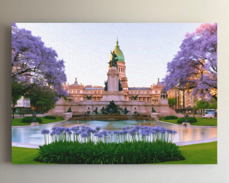 Plaza del Congreso Fountain — Buenos Aires, Argentina