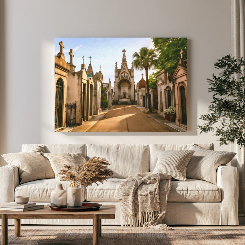 Recoleta Cemetery Mausoleum Avenue — Buenos Aires, Argentina, view 1