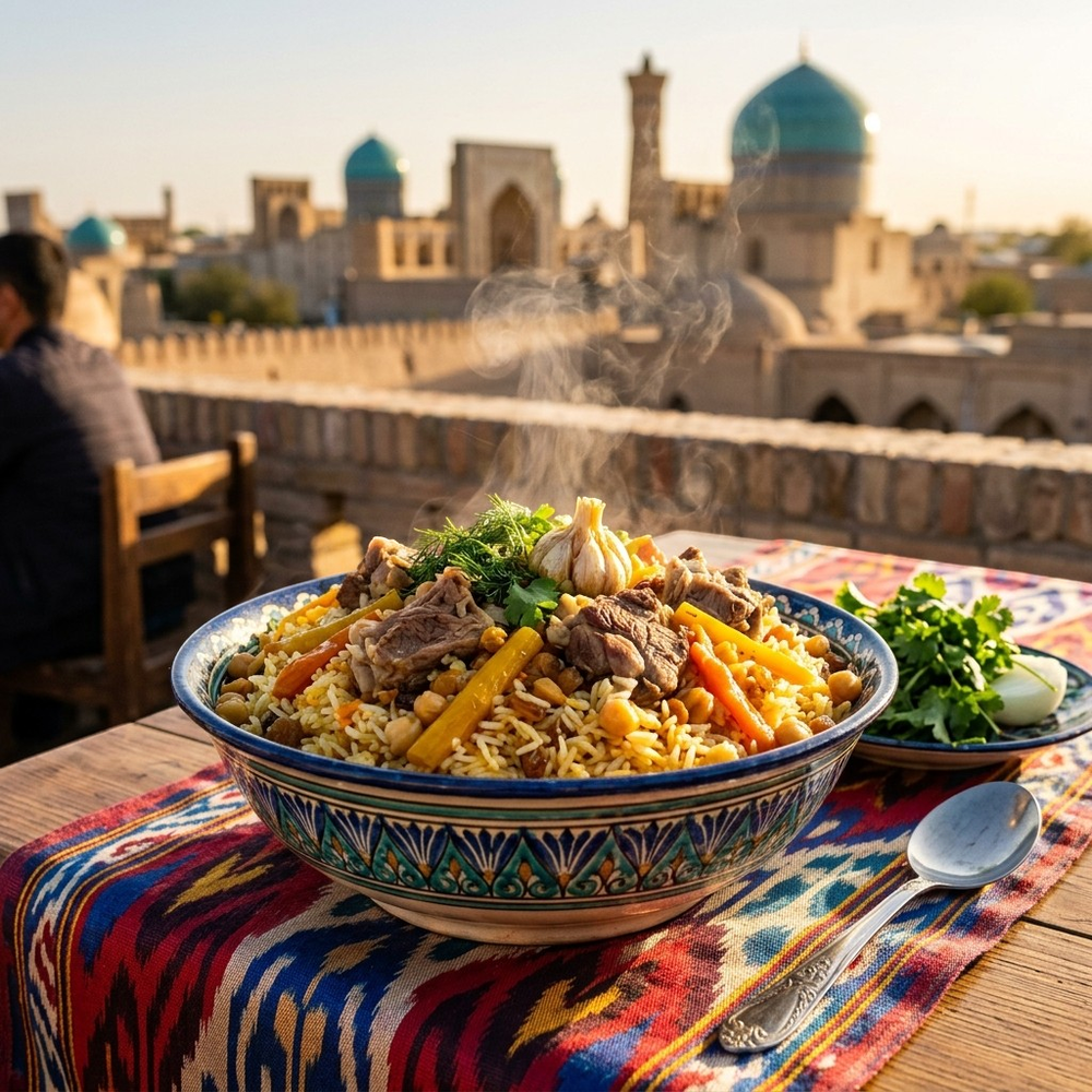 Local cuisine study in Bukhara, Uzbekistan