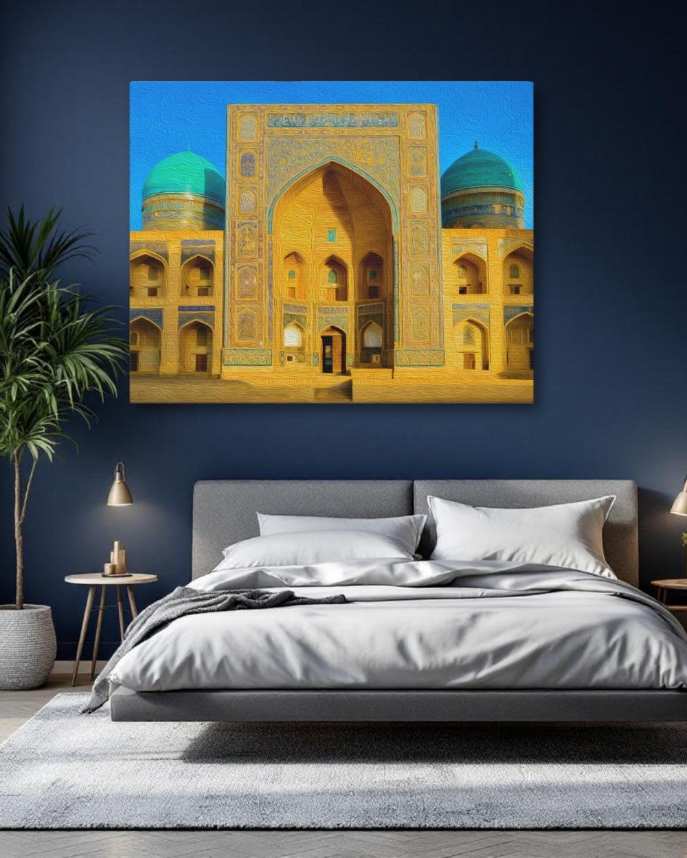Bukhara, Uzbekistan | Ancient Silk Road Madrassa | Original Series Gallery Canvas detail