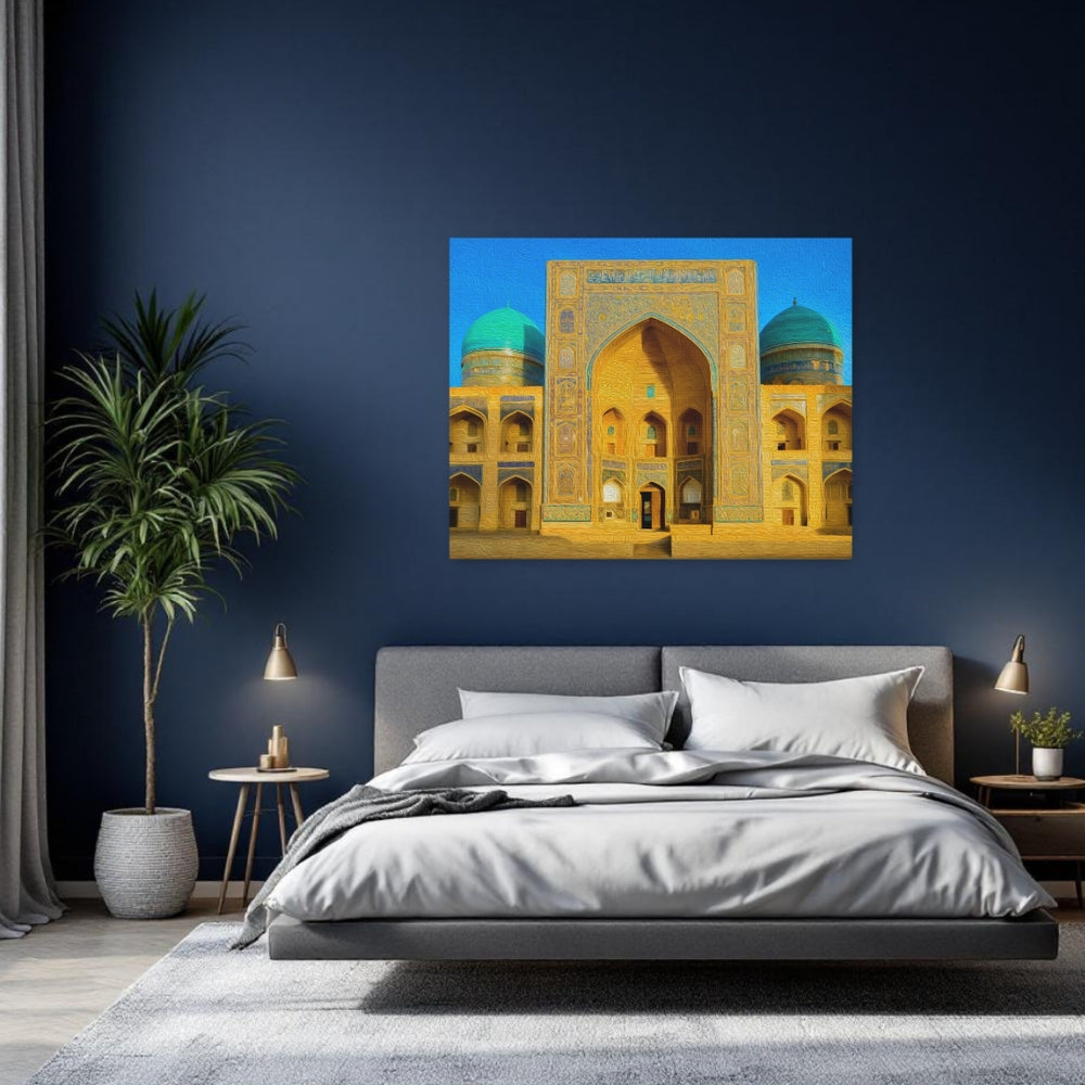 Bukhara, Uzbekistan | Ancient Silk Road Madrassa | Original Series Gallery Canvas detail