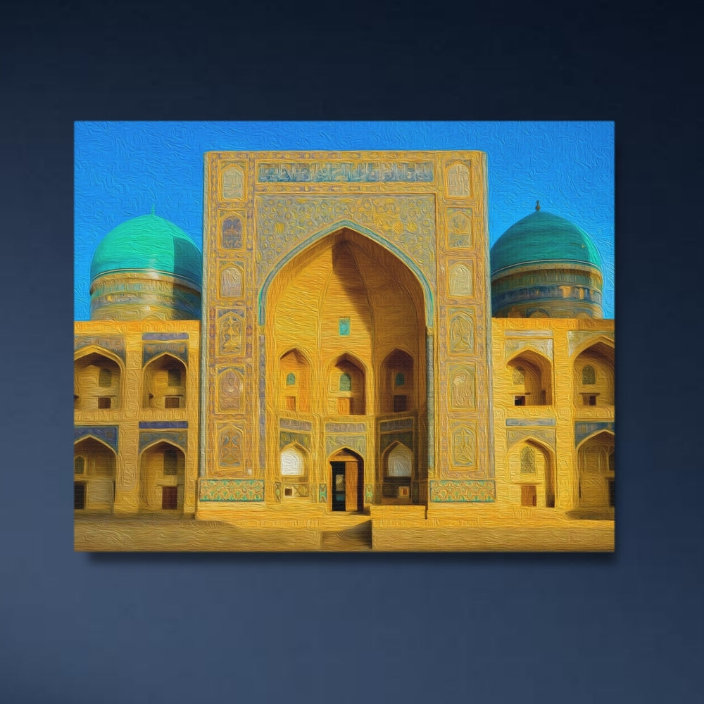 Bukhara, Uzbekistan | Ancient Silk Road Madrassa | Original Series Gallery Canvas detail