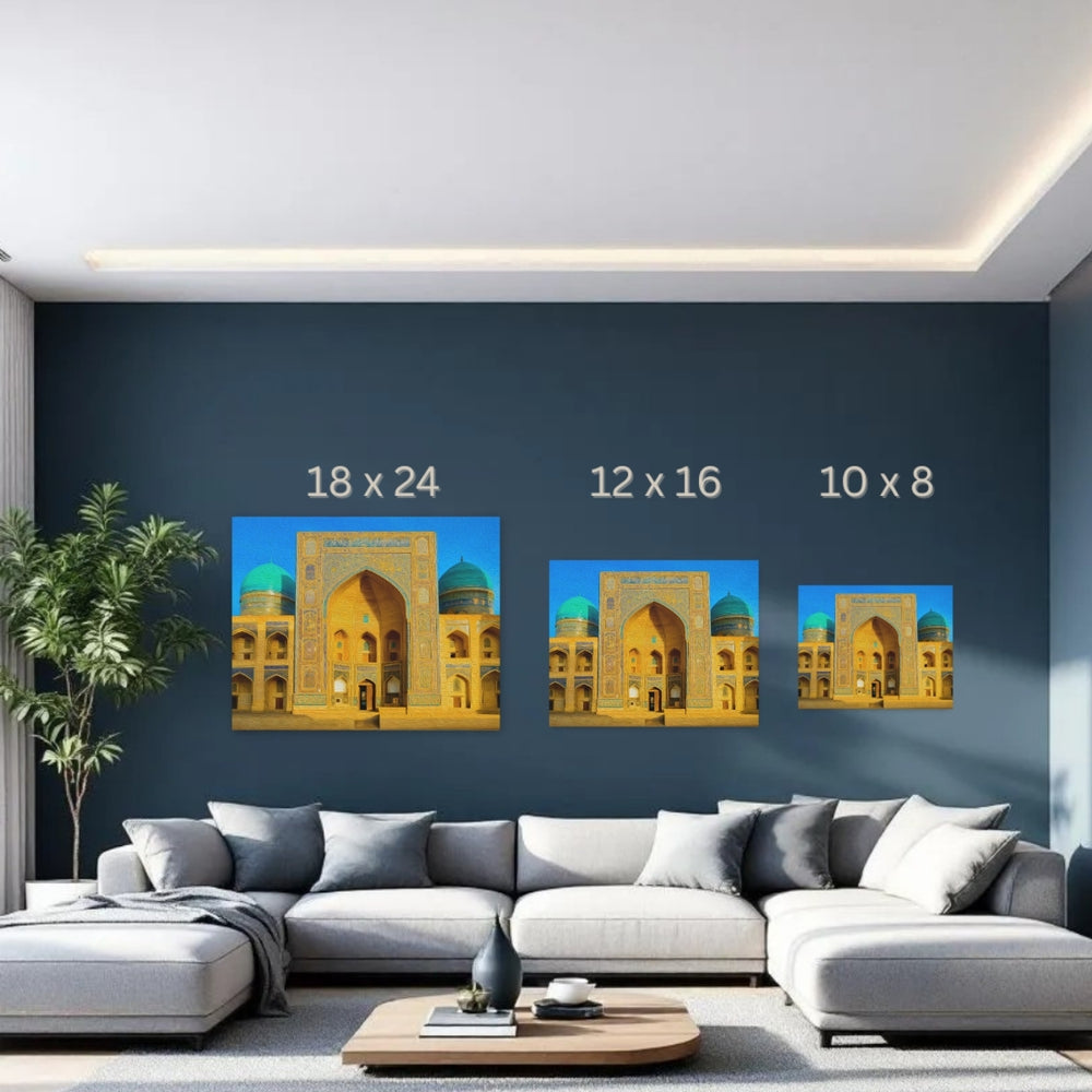 Bukhara, Uzbekistan | Ancient Silk Road Madrassa | Original Series Gallery Canvas detail