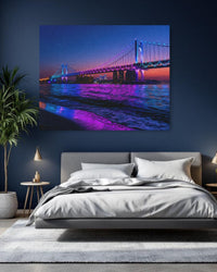 Gwangan Bridge Neon Night — study 1 thumbnail