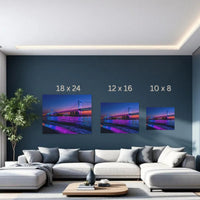 Gwangan Bridge Neon Night — study 3 thumbnail