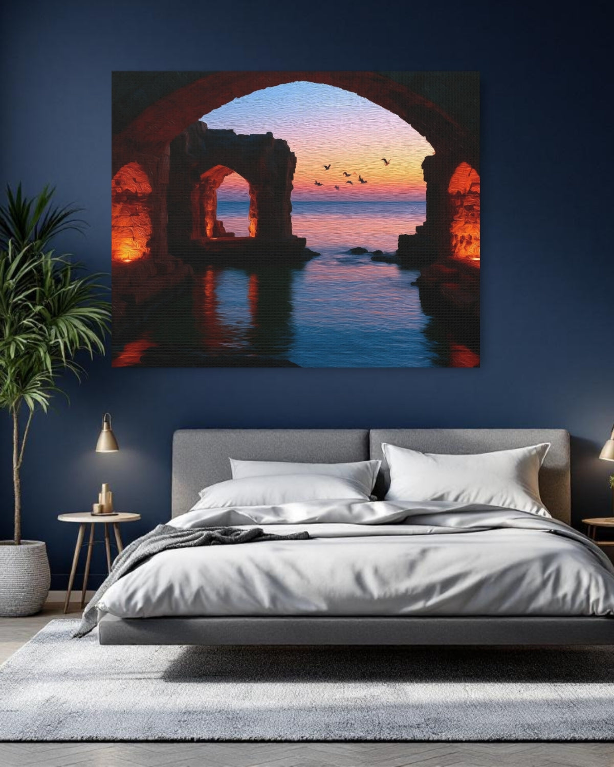 Byblos, Lebanon | Byblos Crusader Sea Castle Ruins | Original Series Gallery Canvas detail