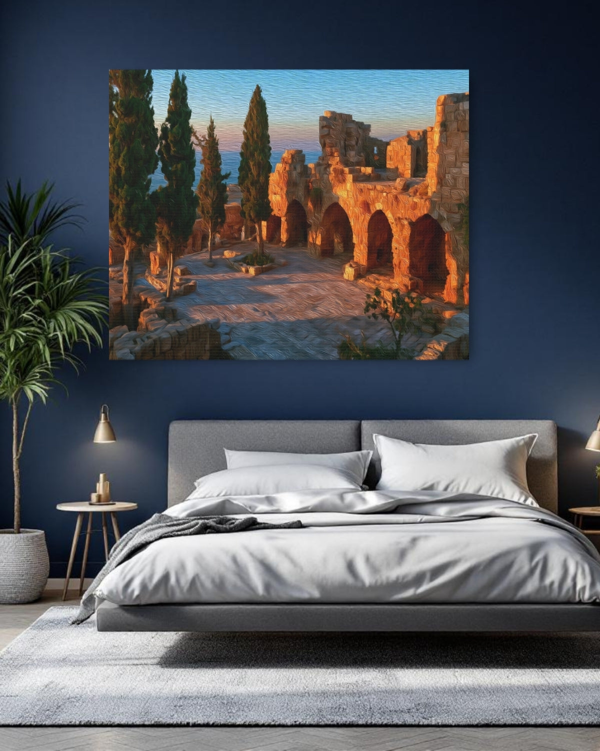 Byblos, Lebanon | Byblos Crusader Castle Ruins | Original Series Gallery Canvas detail