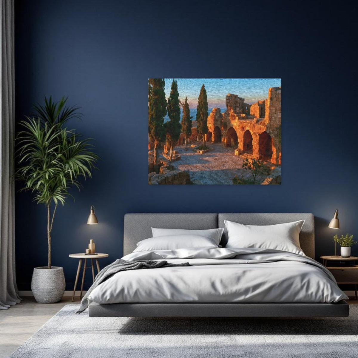 Byblos, Lebanon | Byblos Crusader Castle Ruins | Original Series Gallery Canvas detail