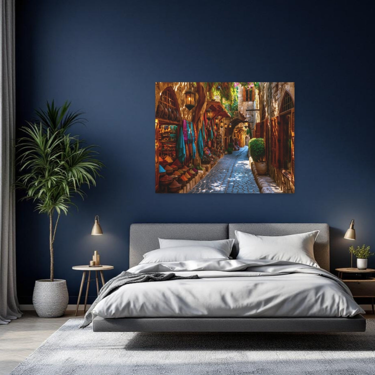 Byblos, Lebanon | Byblos Ancient Souk Alley | Original Series Gallery Canvas detail