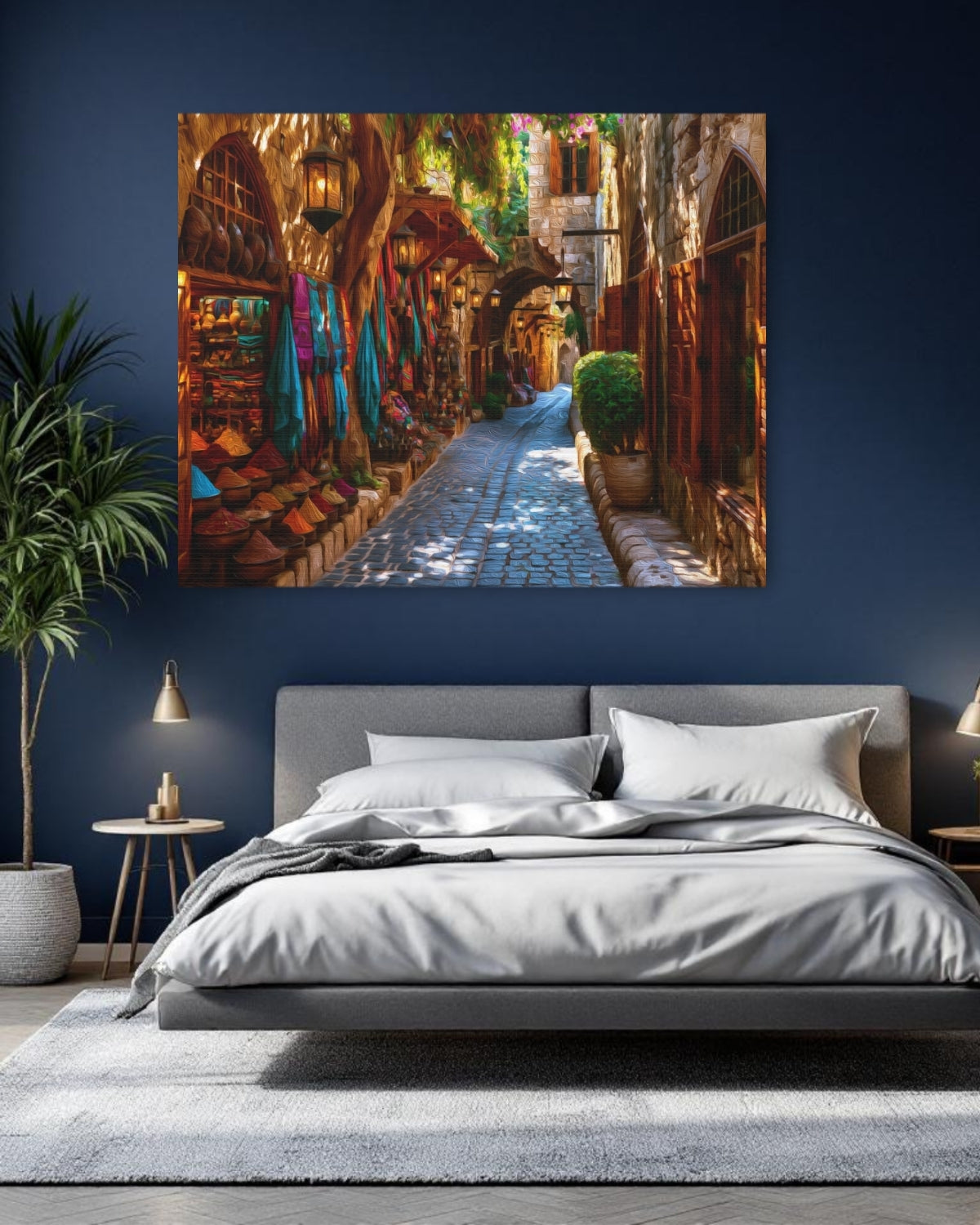 Byblos, Lebanon | Byblos Ancient Souk Alley | Original Series Gallery Canvas detail