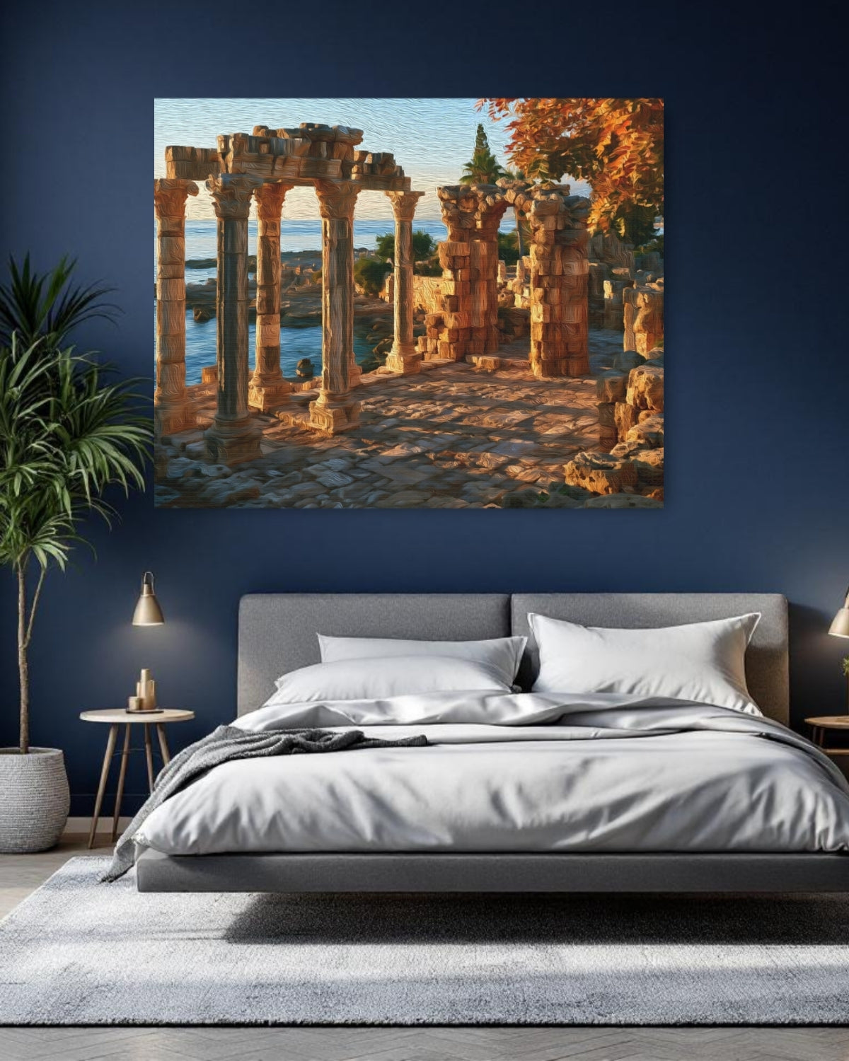 Byblos, Lebanon | Byblos Ancient Roman Ruins | Original Series Gallery Canvas detail