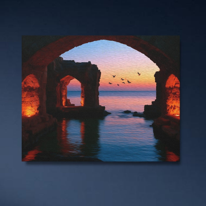 Byblos, Lebanon | Byblos Crusader Sea Castle Ruins | Original Series Gallery Canvas