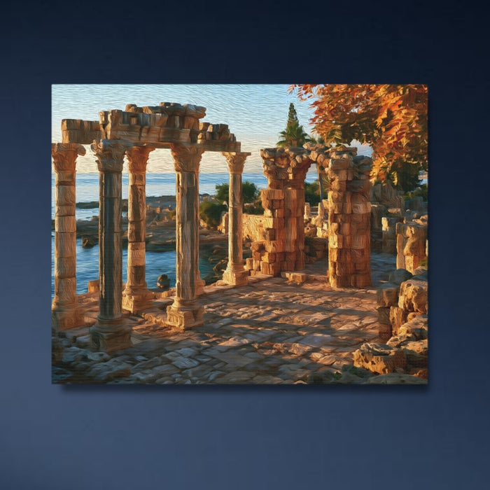 Byblos, Lebanon | Byblos Ancient Roman Ruins | Original Series Gallery Canvas
