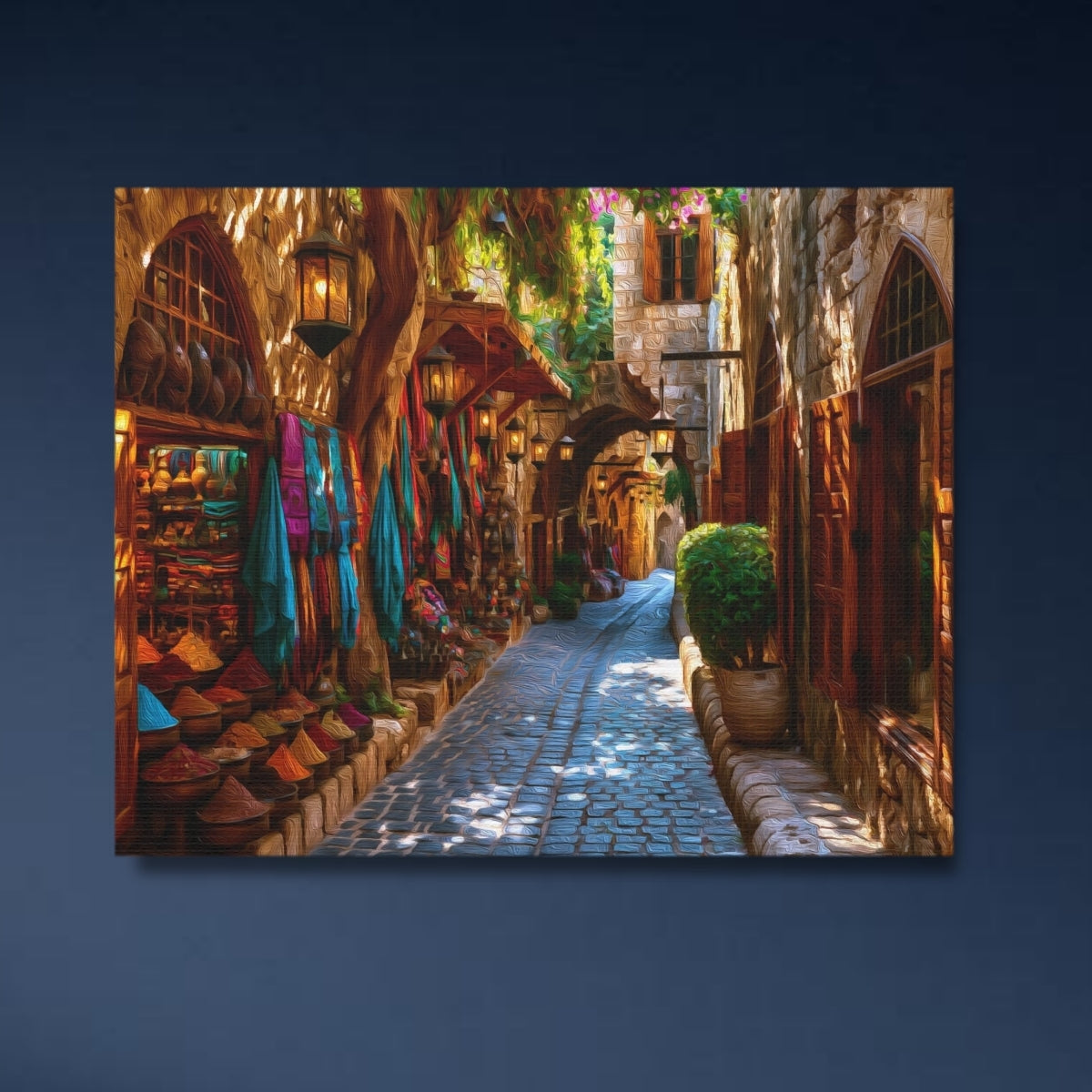 Byblos, Lebanon | Byblos Ancient Souk Alley | Original Series Gallery Canvas close-up detail