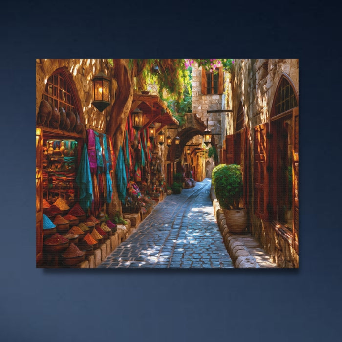 Byblos, Lebanon | Byblos Ancient Souk Alley | Original Series Gallery Canvas
