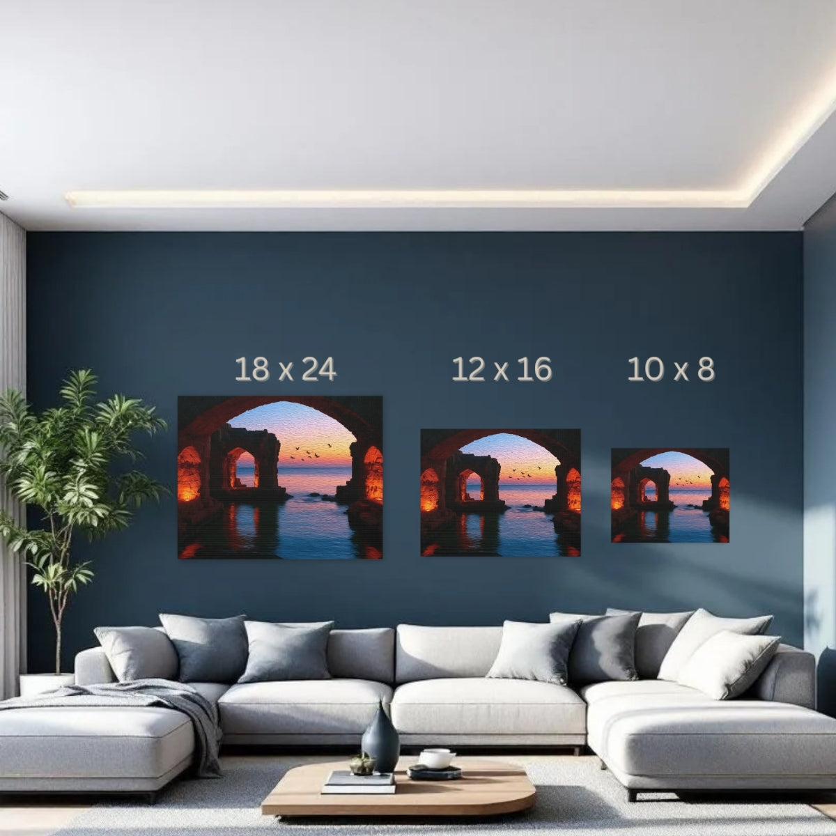 Byblos, Lebanon | Byblos Crusader Sea Castle Ruins | Original Series Gallery Canvas detail