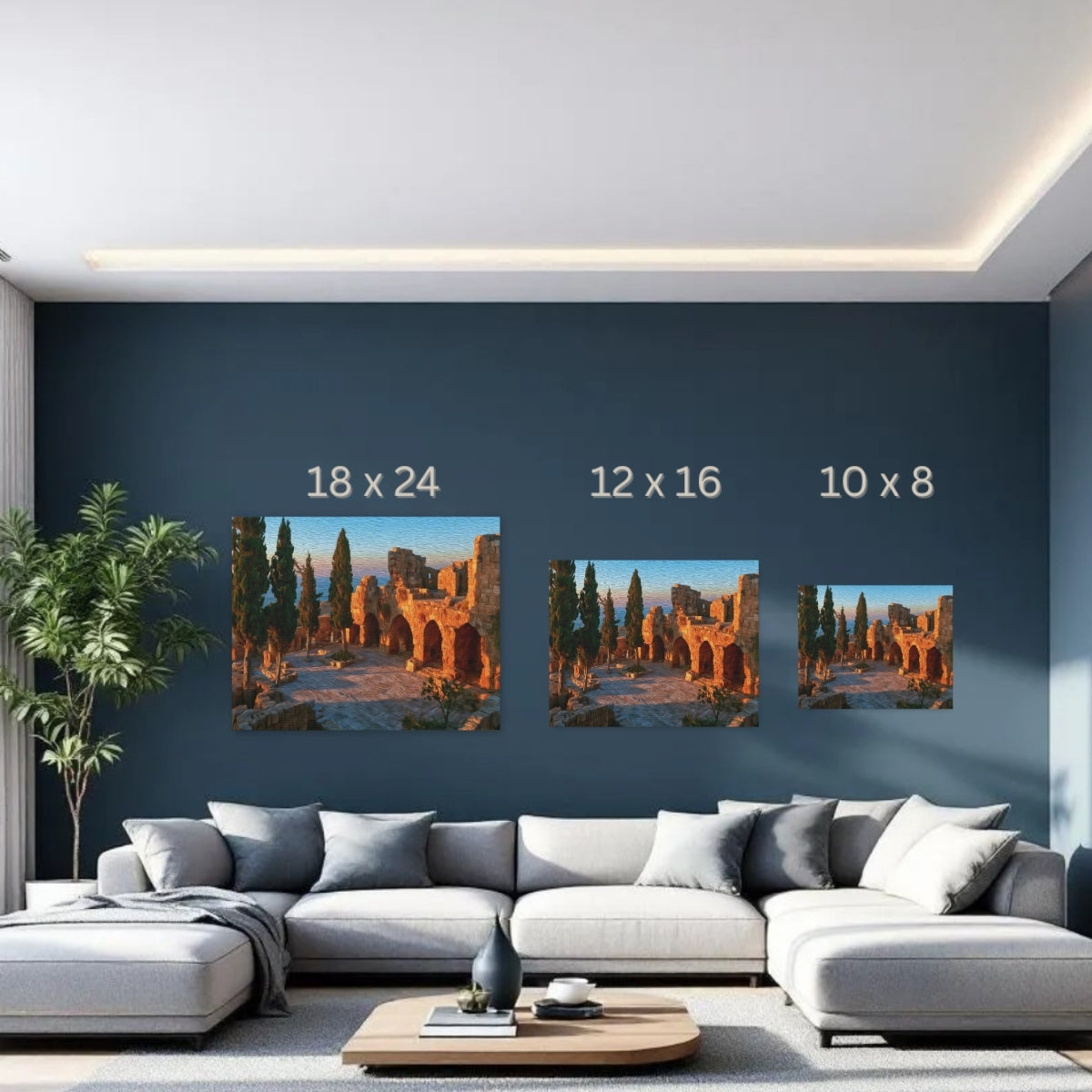 Byblos, Lebanon | Byblos Crusader Castle Ruins | Original Series Gallery Canvas detail