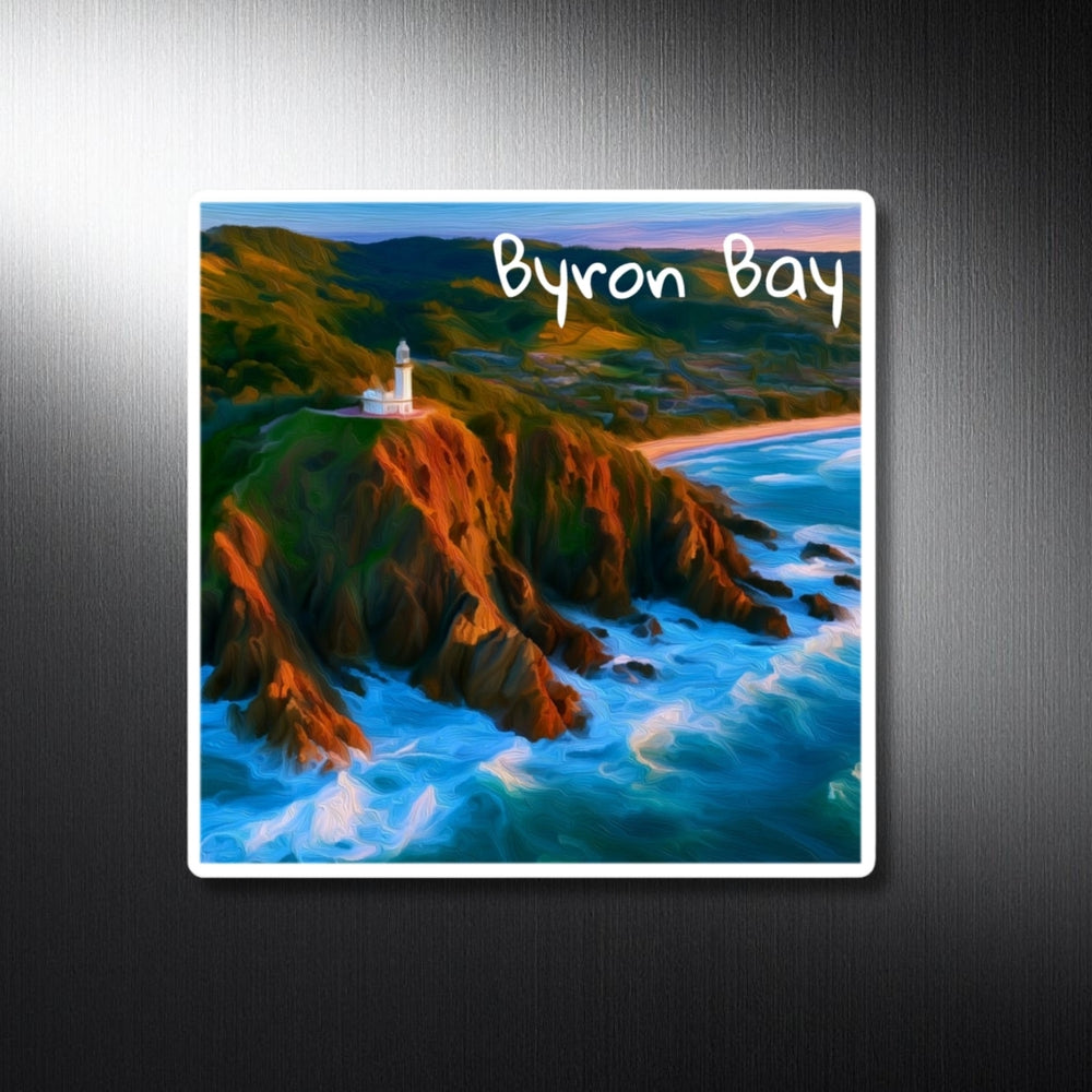 Byron Bay, Australia | Cape Byron Lighthouse Cliffs | Original Series Decorative Magnet