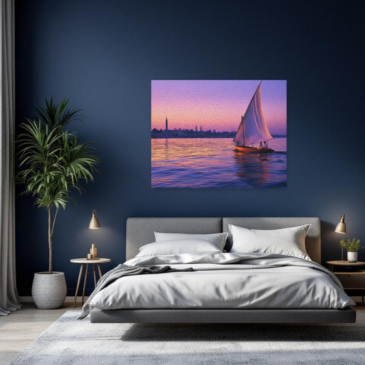Nile River Felucca Sunset — Cairo, Egypt, study 2