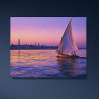 Nile River Felucca Sunset — study 4 thumbnail