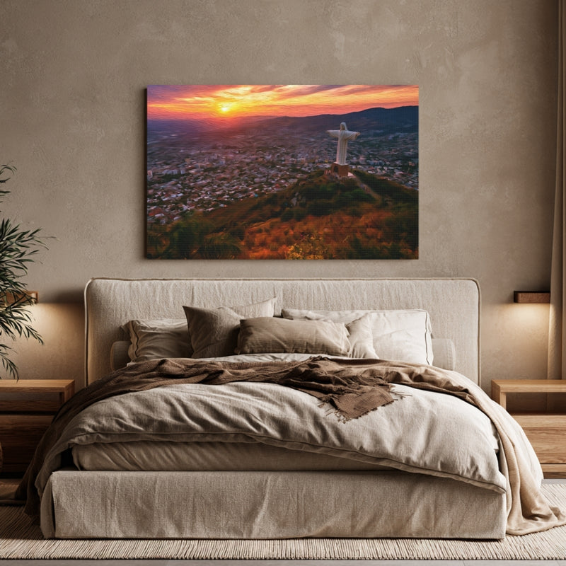 Cristo Rey at Sunset — Cali, Colombia, view 6