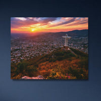Cristo Rey at Sunset — close-up thumbnail