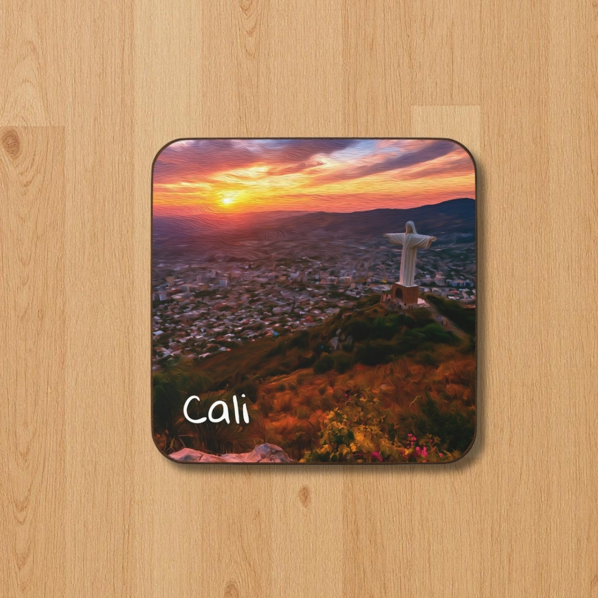 Cristo Rey at Sunset — Cali, Colombia, study 1
