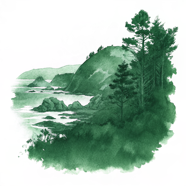 Cannon Beach watercolor
