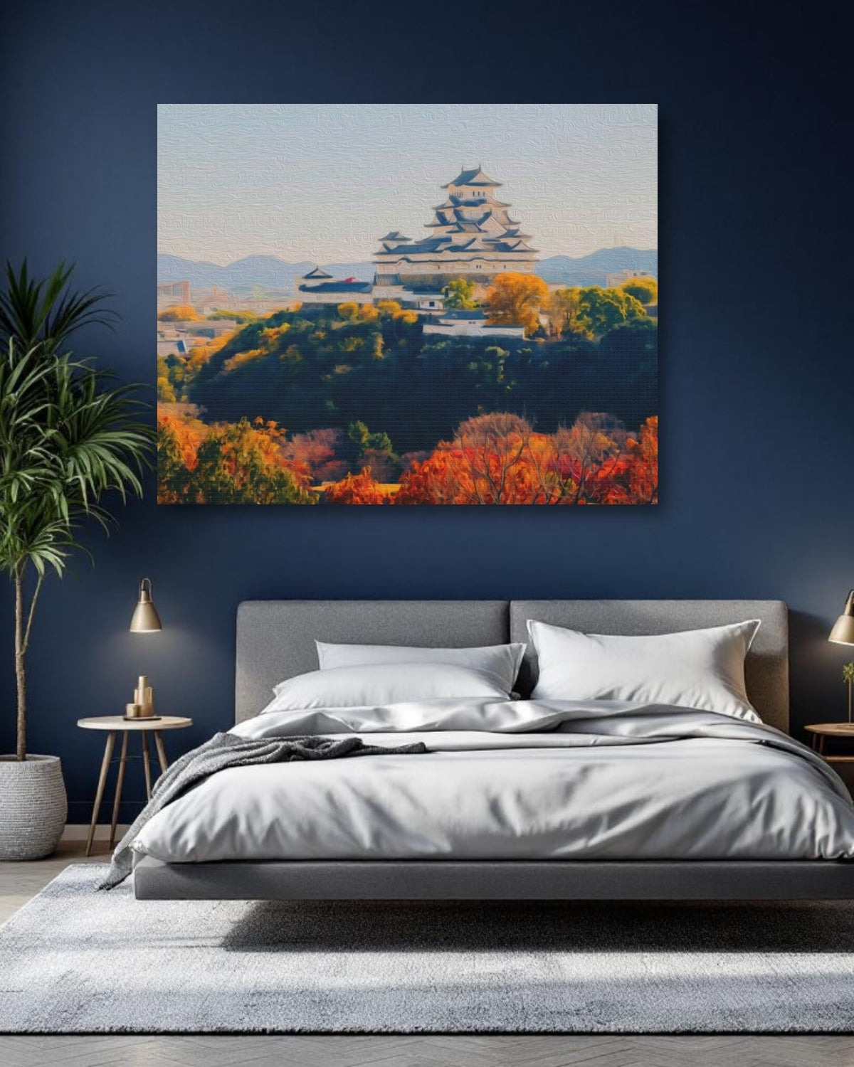 Himeji, Japan | Himeji Castle Autumn View | Original Series Gallery Canvas detail
