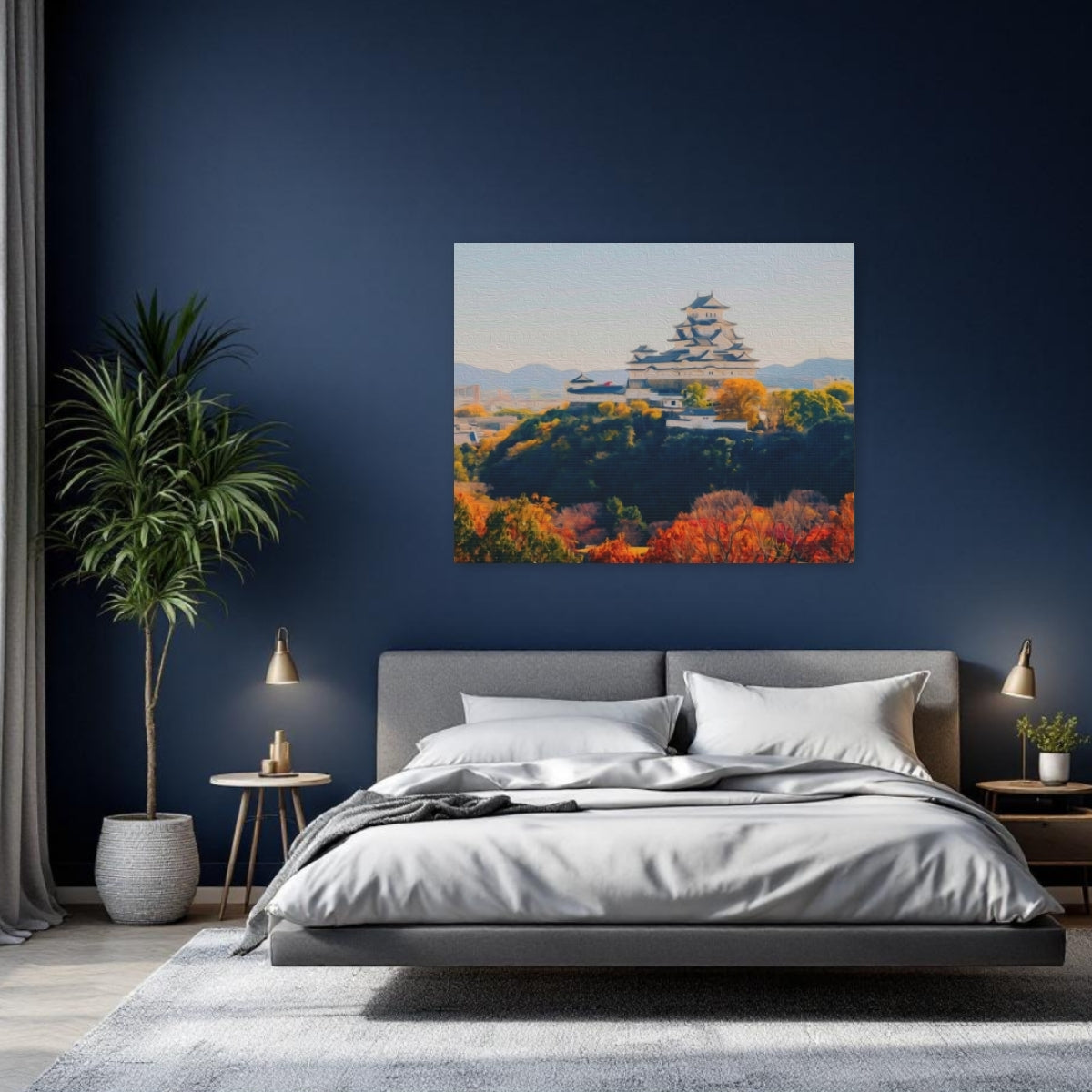 Himeji, Japan | Himeji Castle Autumn View | Original Series Gallery Canvas detail