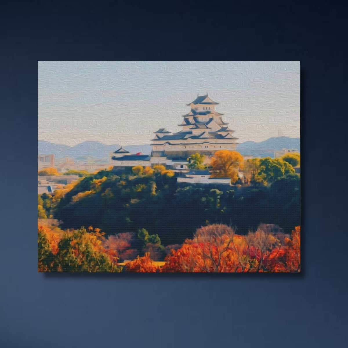 Himeji, Japan | Himeji Castle Autumn View | Original Series Gallery Canvas close-up detail