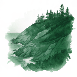 Cape Breton Island canvas wall art