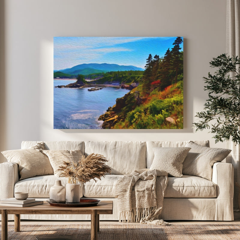 Rocky Coastal Wilderness Vista — Cape Breton Island, Nova Scotia, view 1